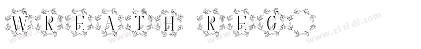Wreath Reg字体转换
